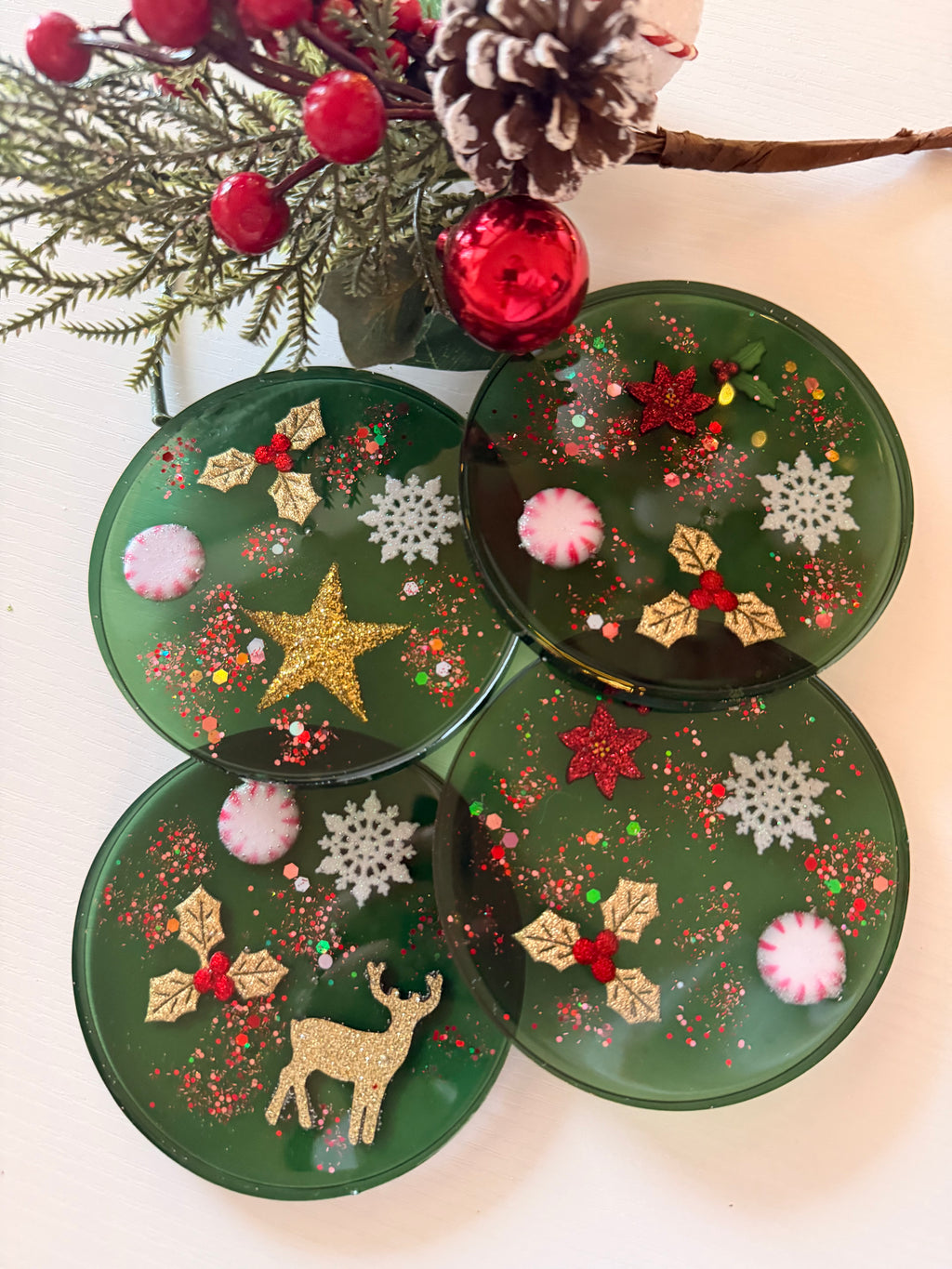 Holiday Coasters