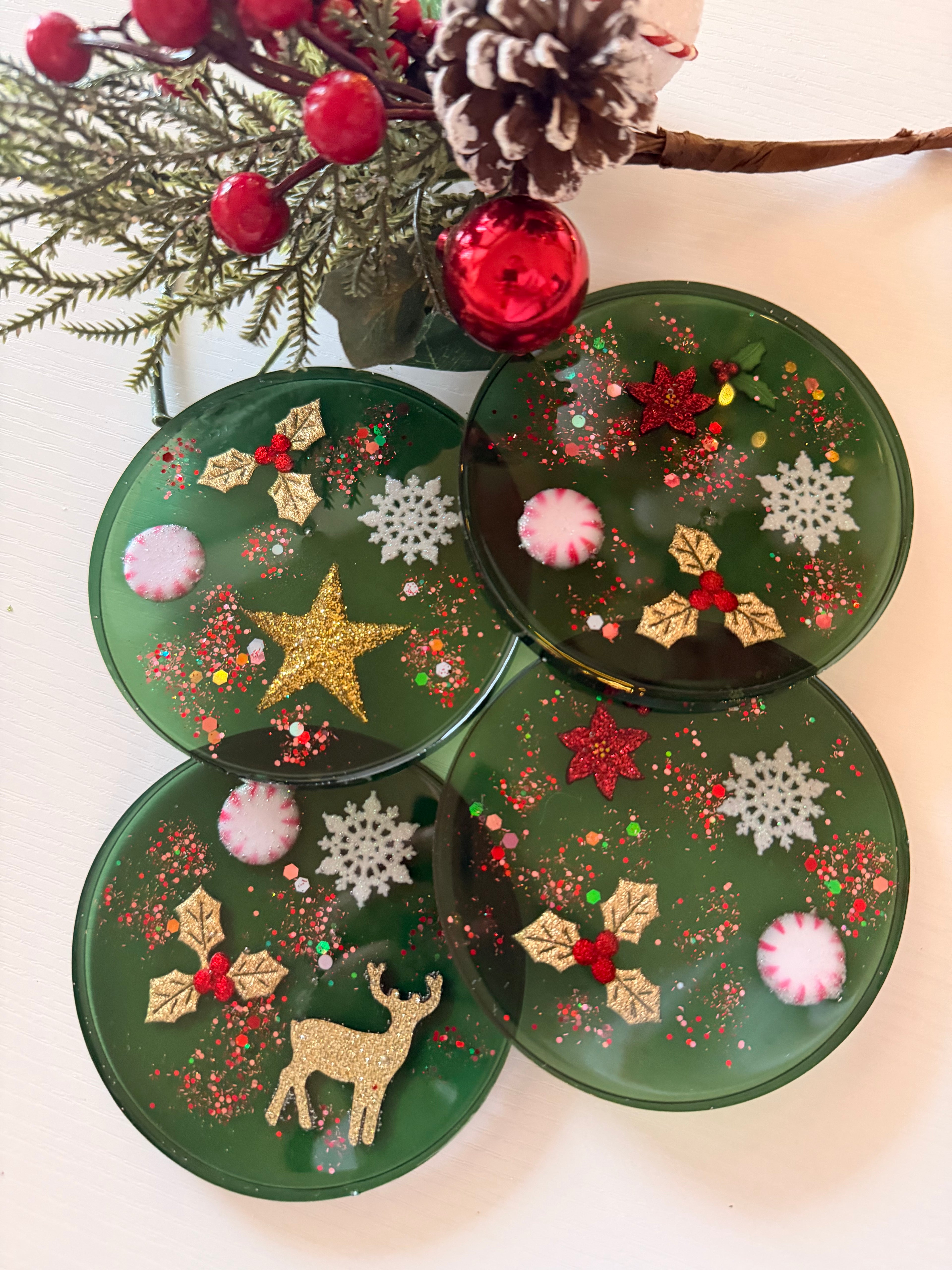 Holiday Coasters