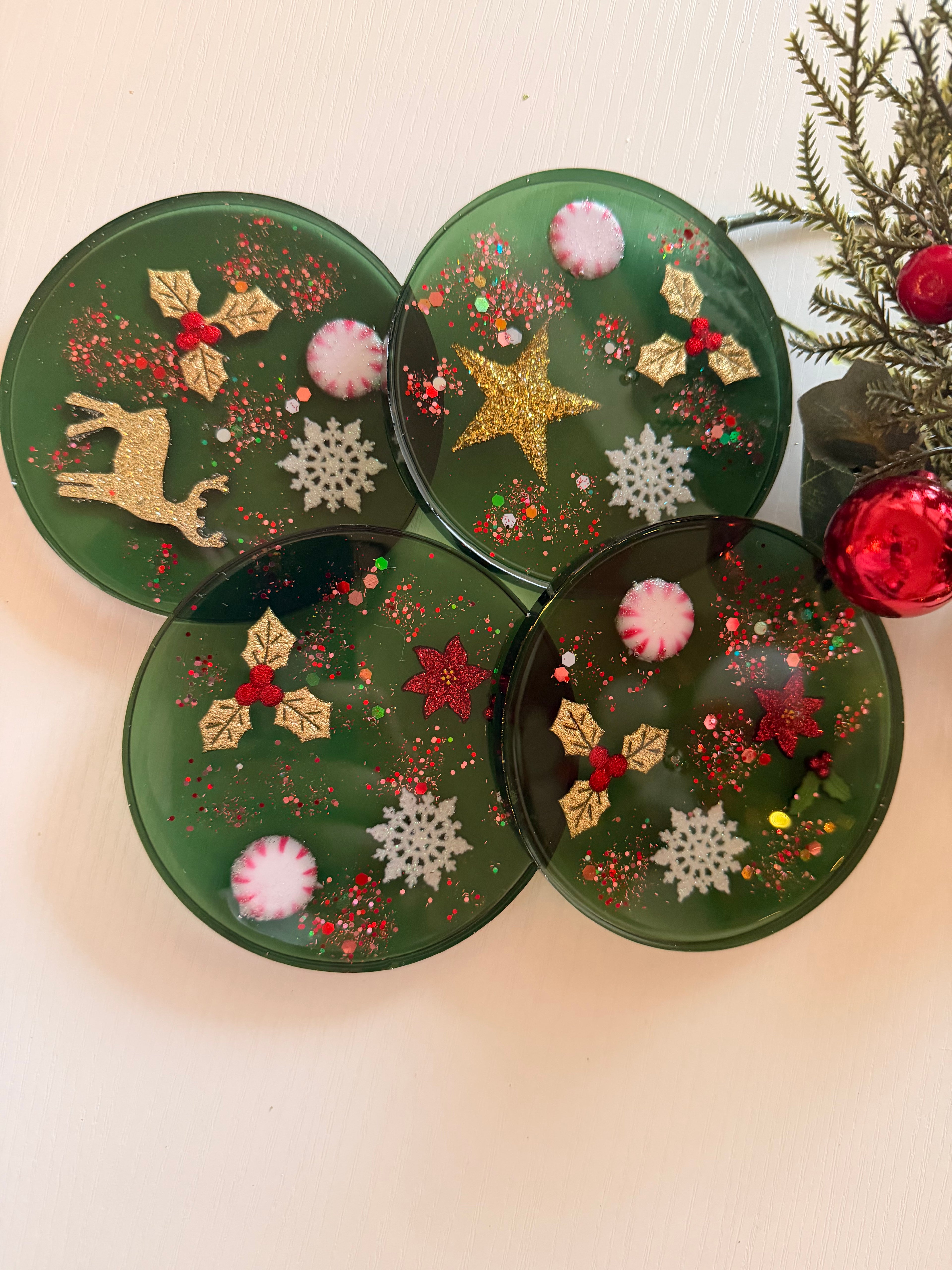 Holiday Coasters