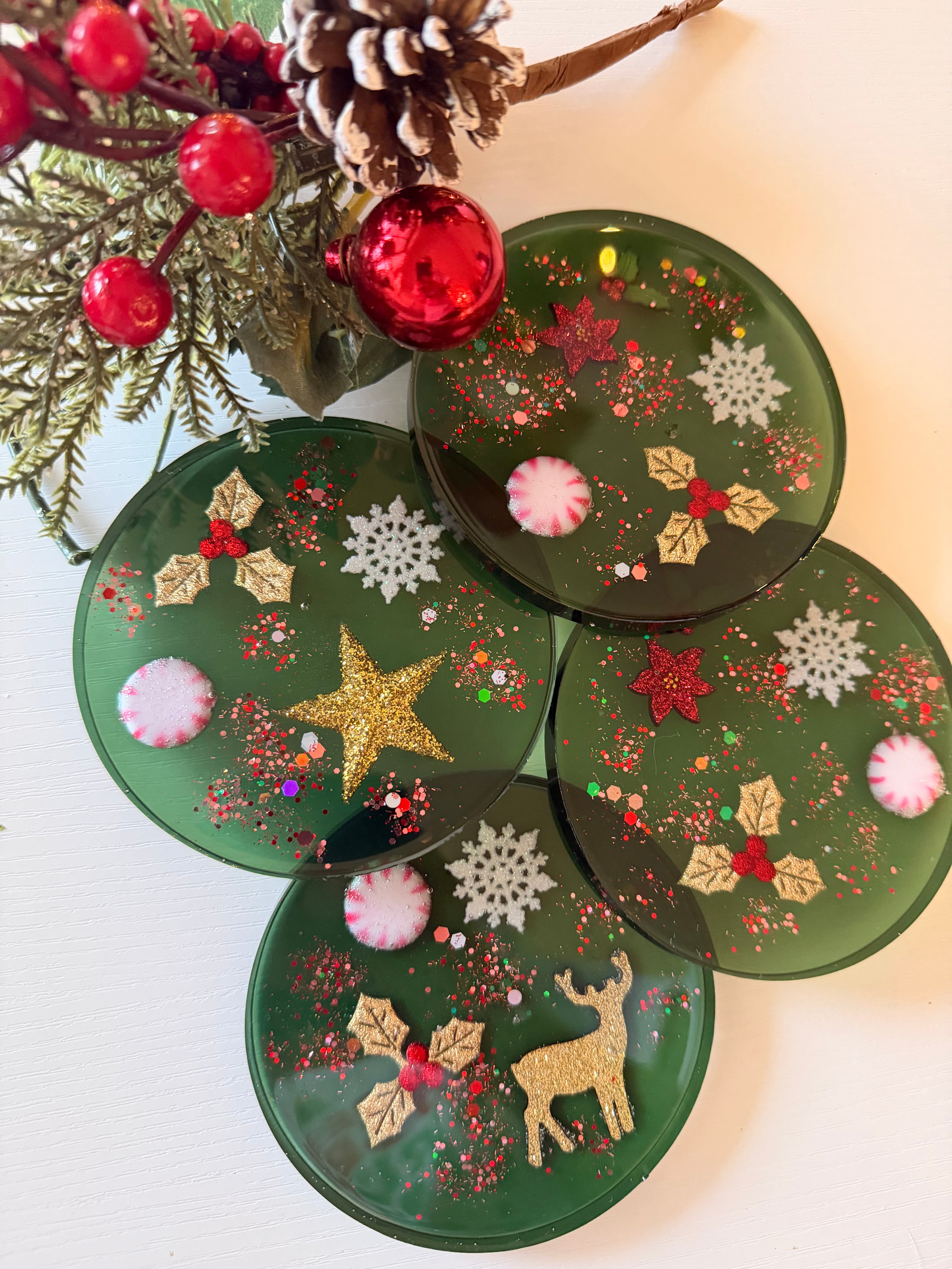 Holiday Coasters