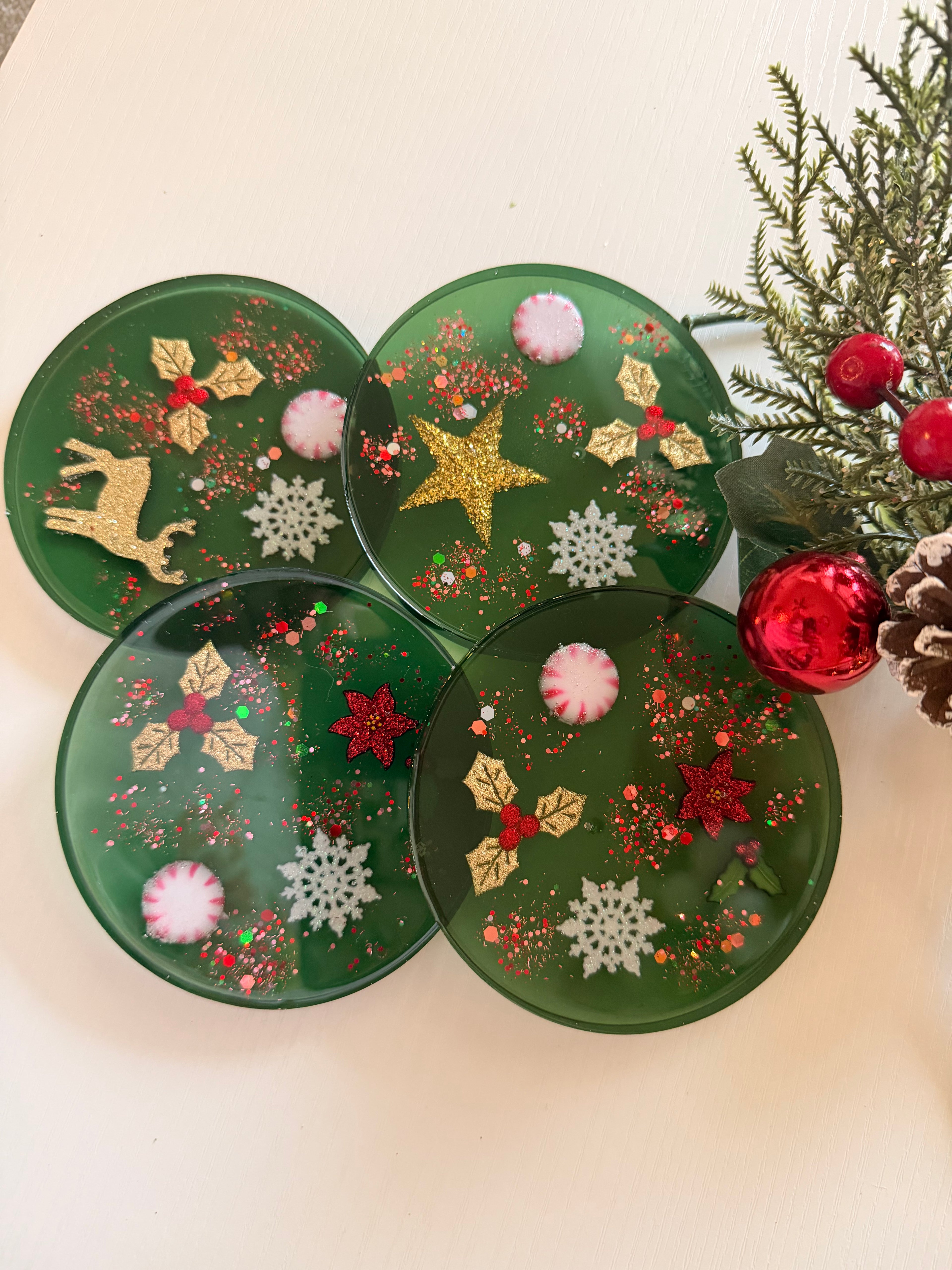Holiday Coasters