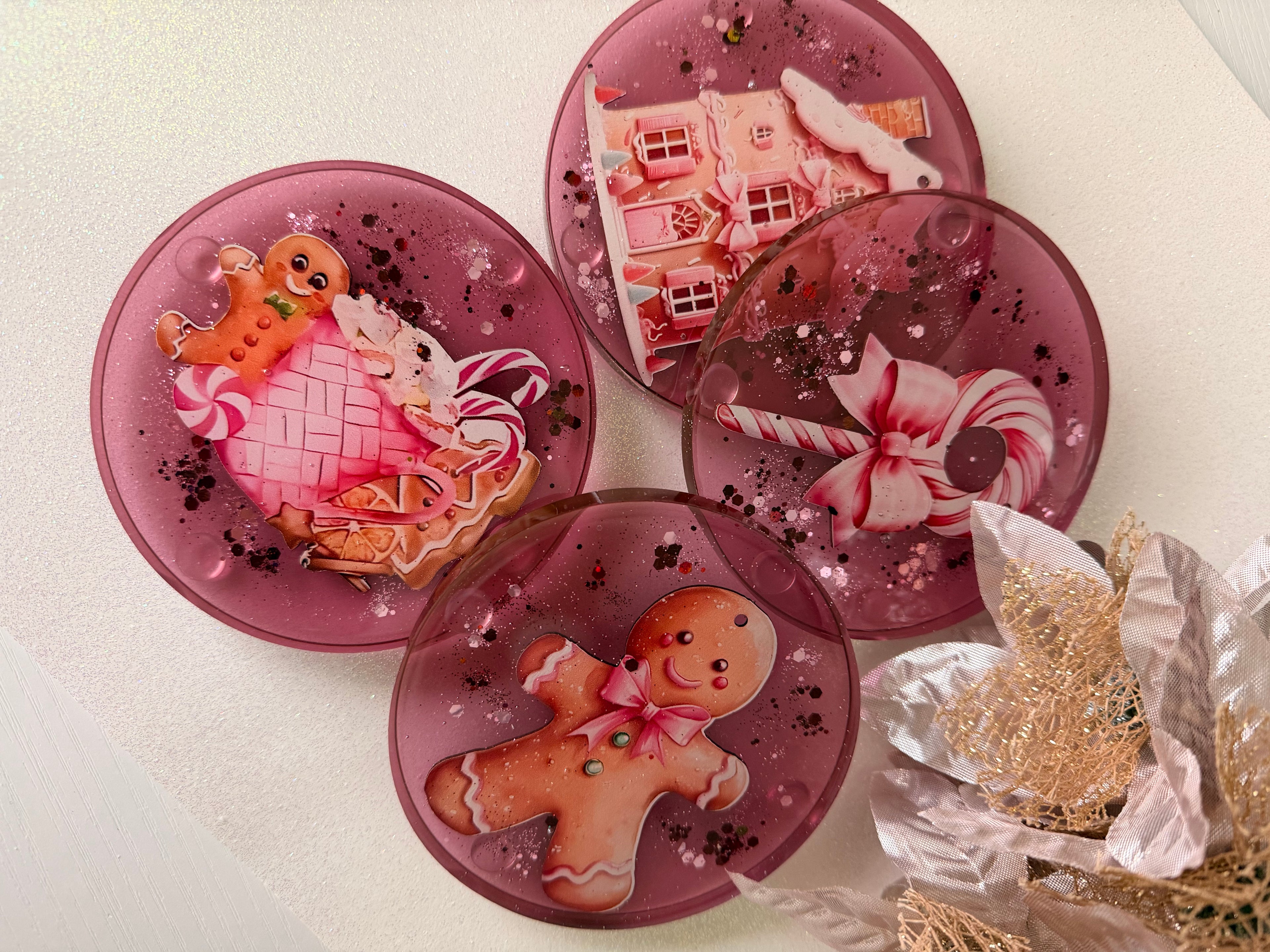 Gingerbread Coasters