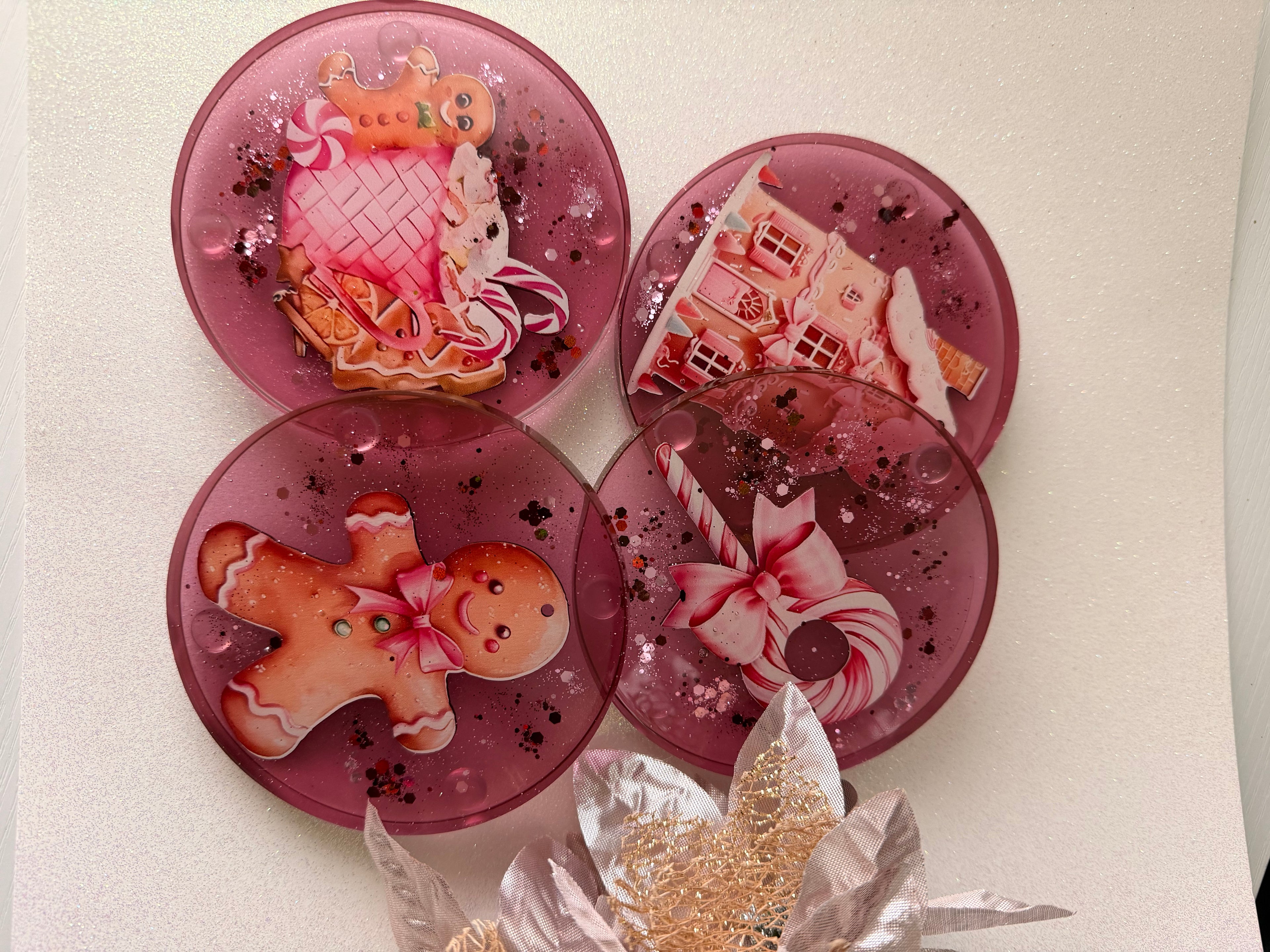 Gingerbread Coasters