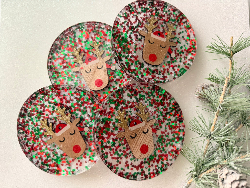 Reindeer Coasters