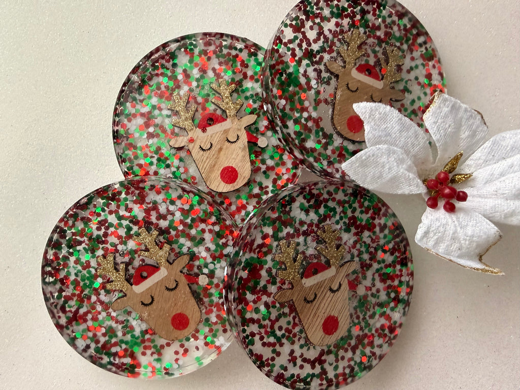 Reindeer Coasters