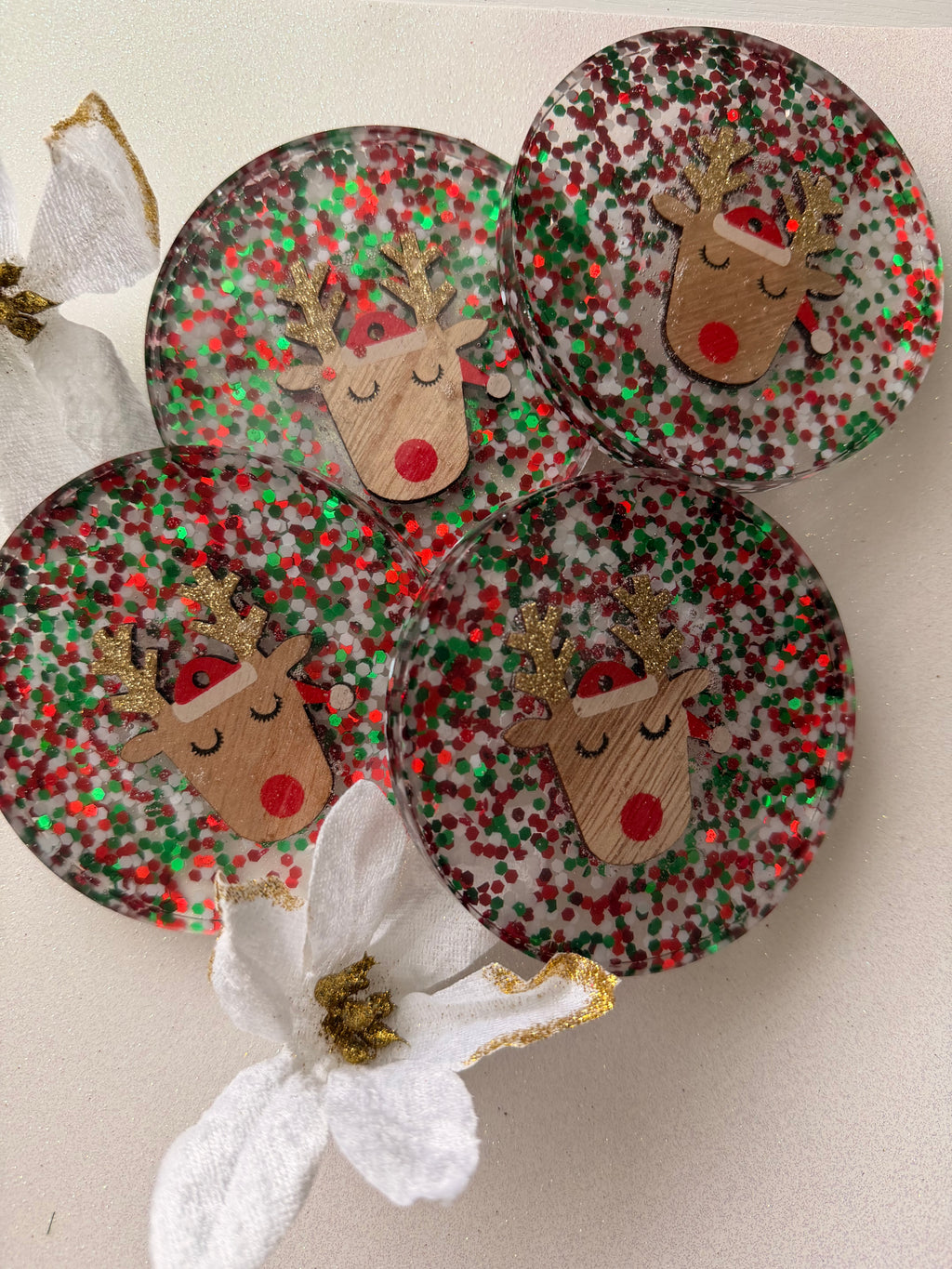 Reindeer Coasters