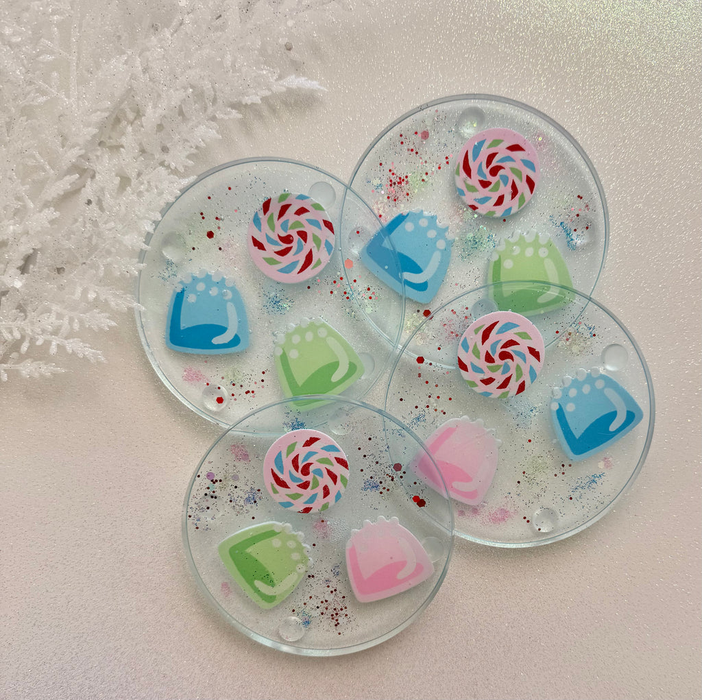 Gumdrop Swirl Coasters!