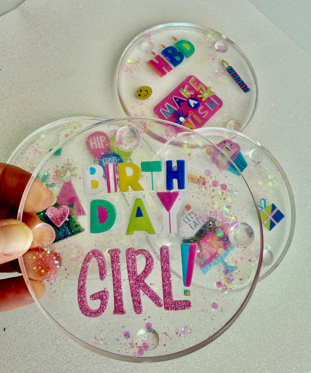 Birthday Girl Coasters