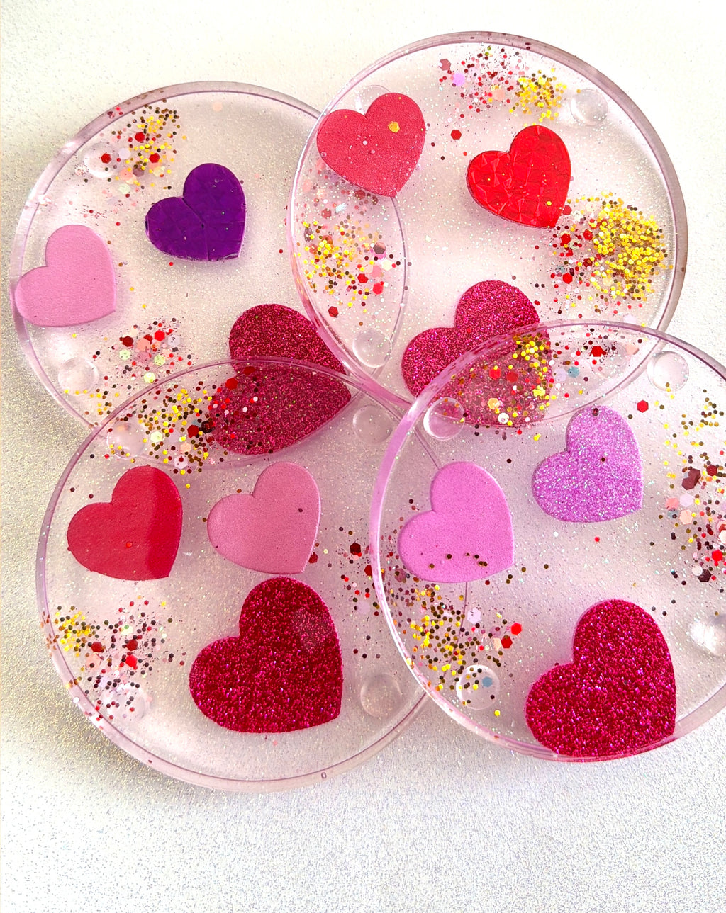 Valentine's Heart Coasters