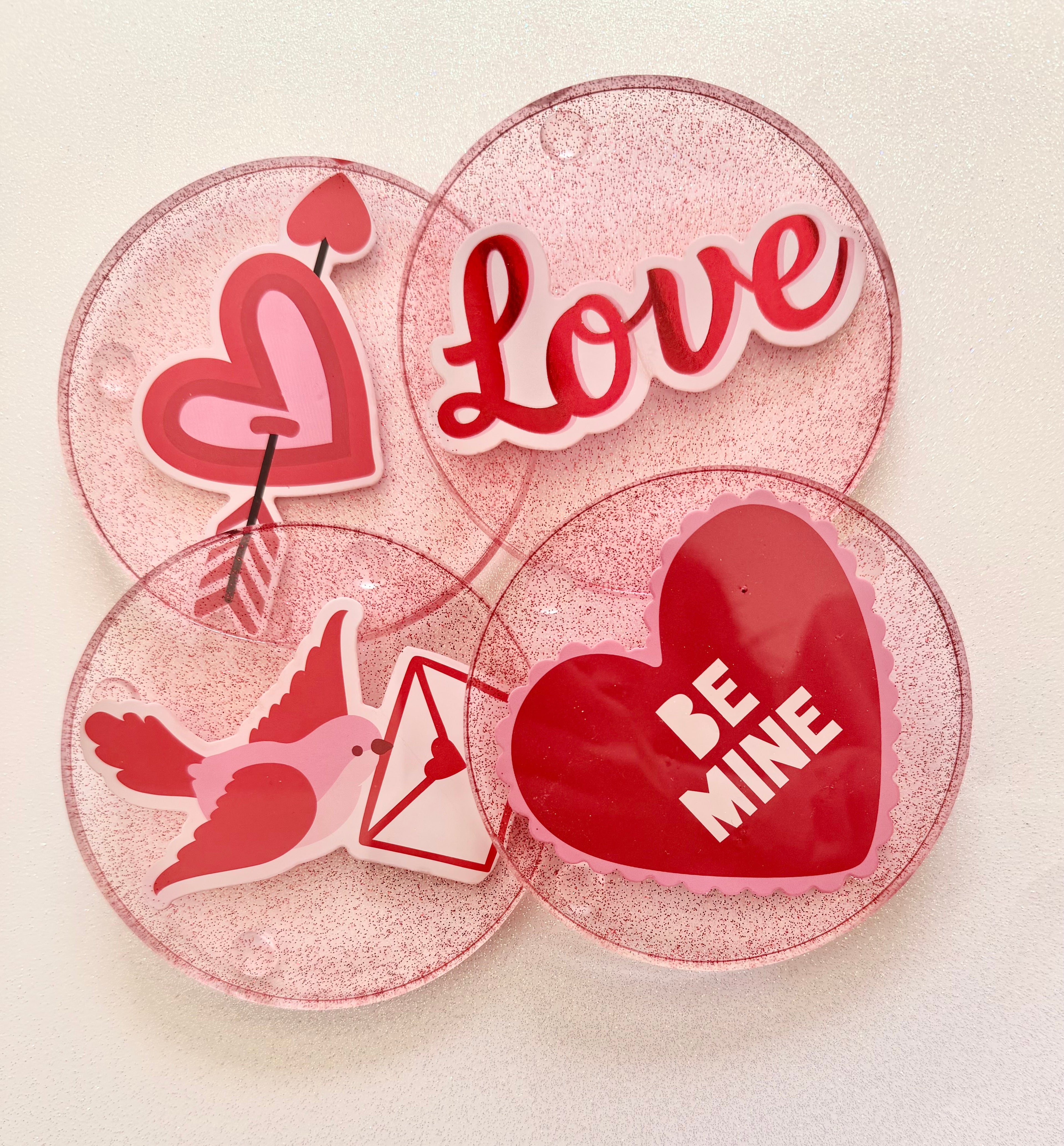 Valentine's Love Coasters