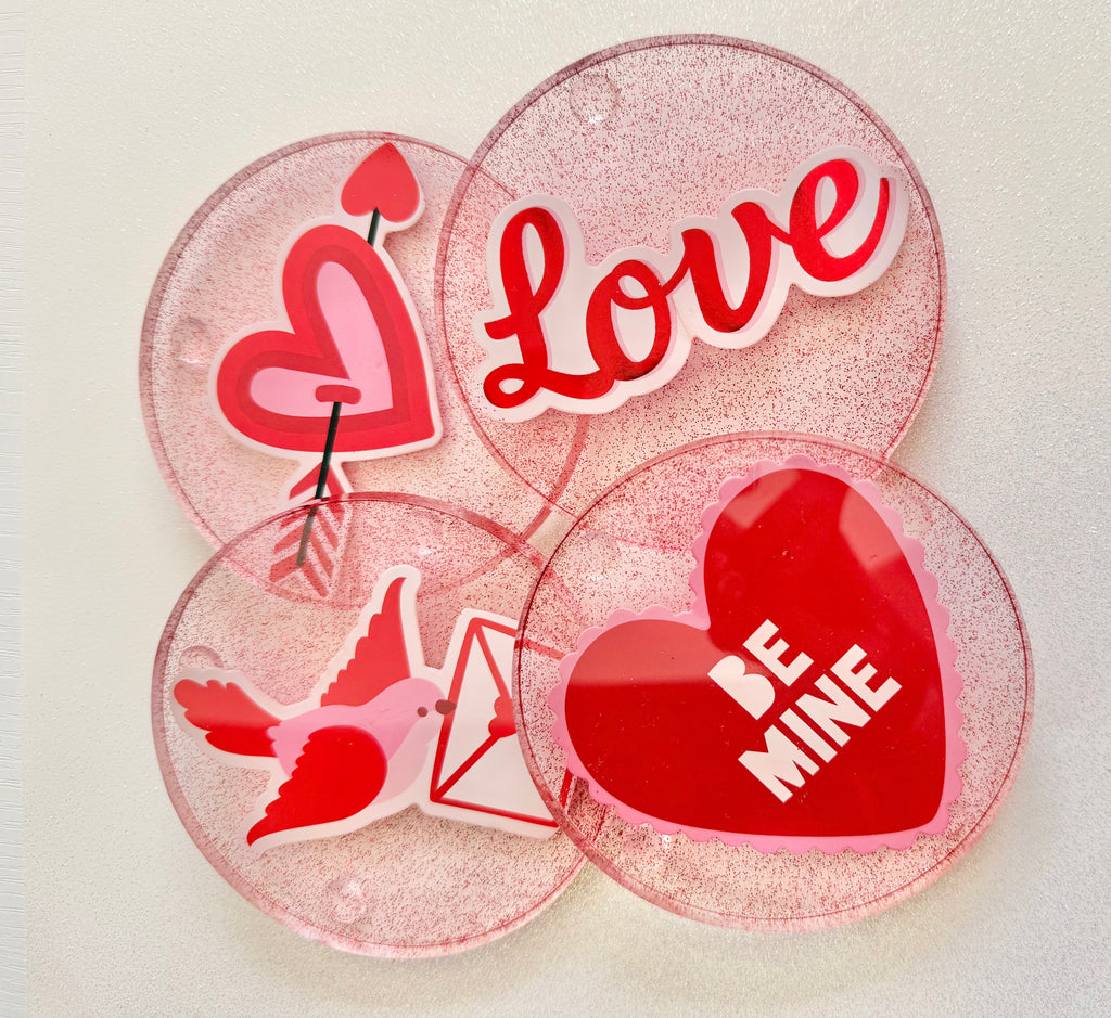 Valentine's Love Coasters
