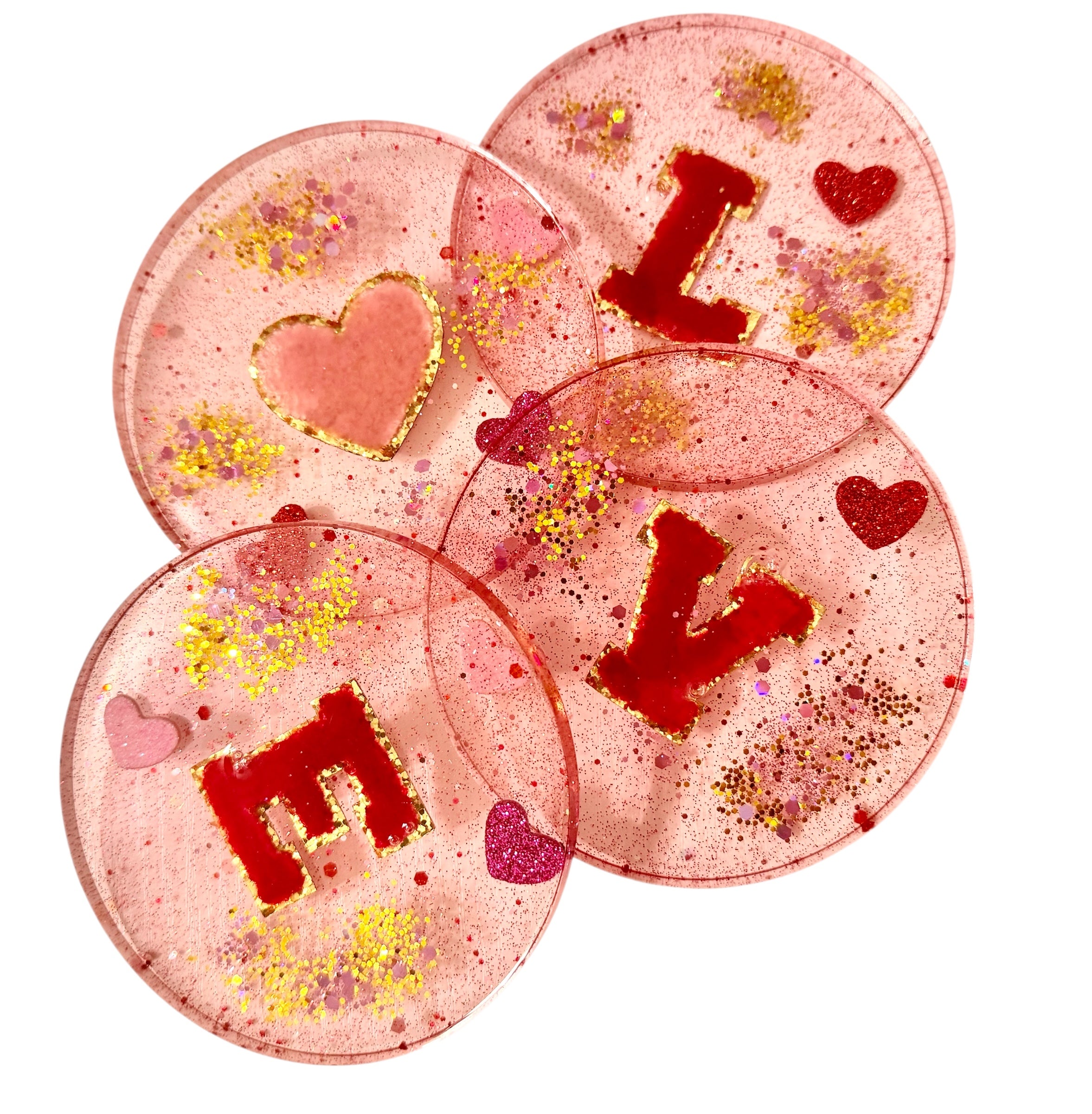 L-O-V-E Coasters