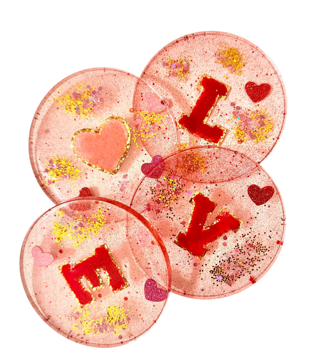 L-O-V-E Coasters