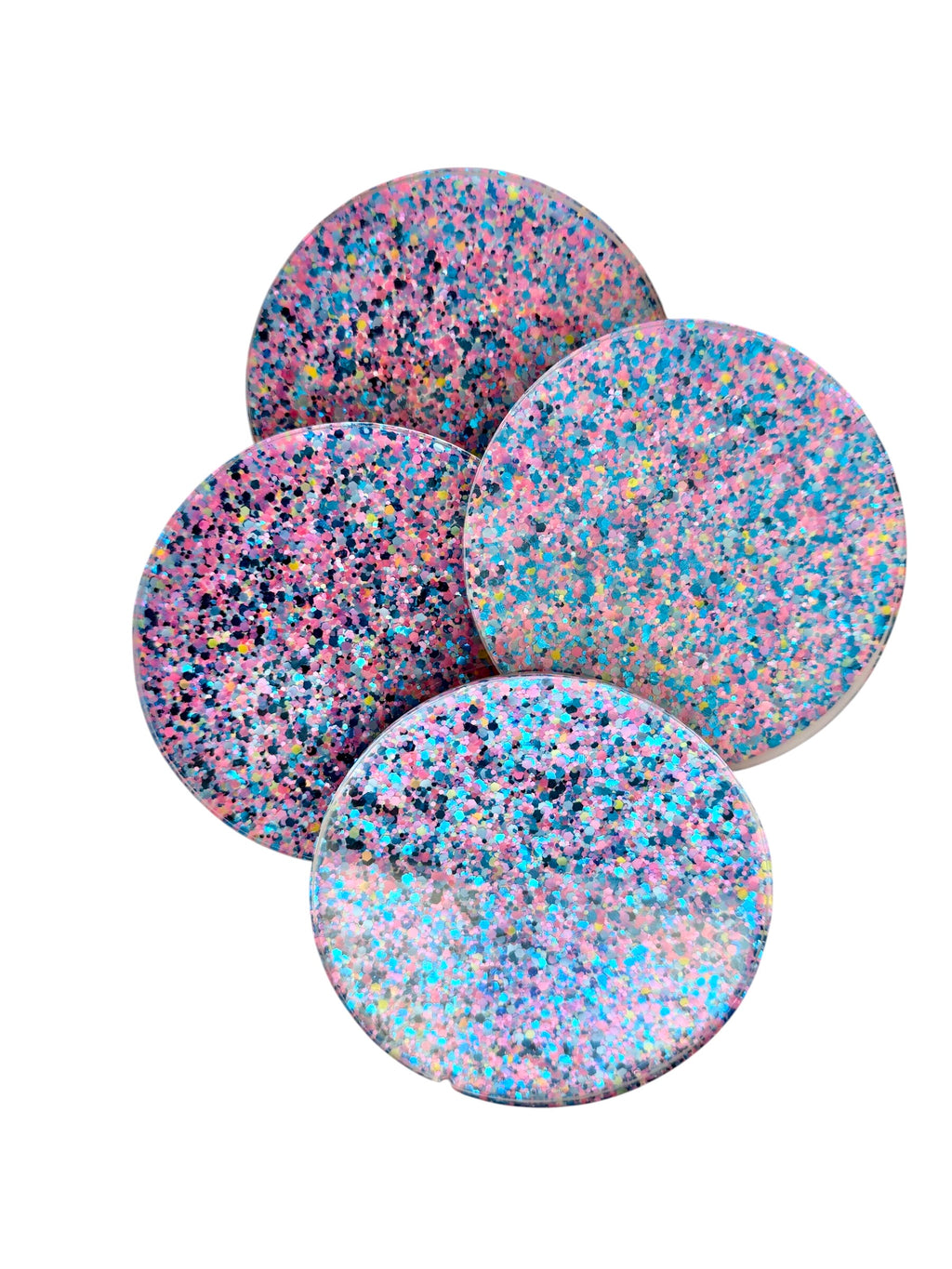 Mermaid Glitter Coasters