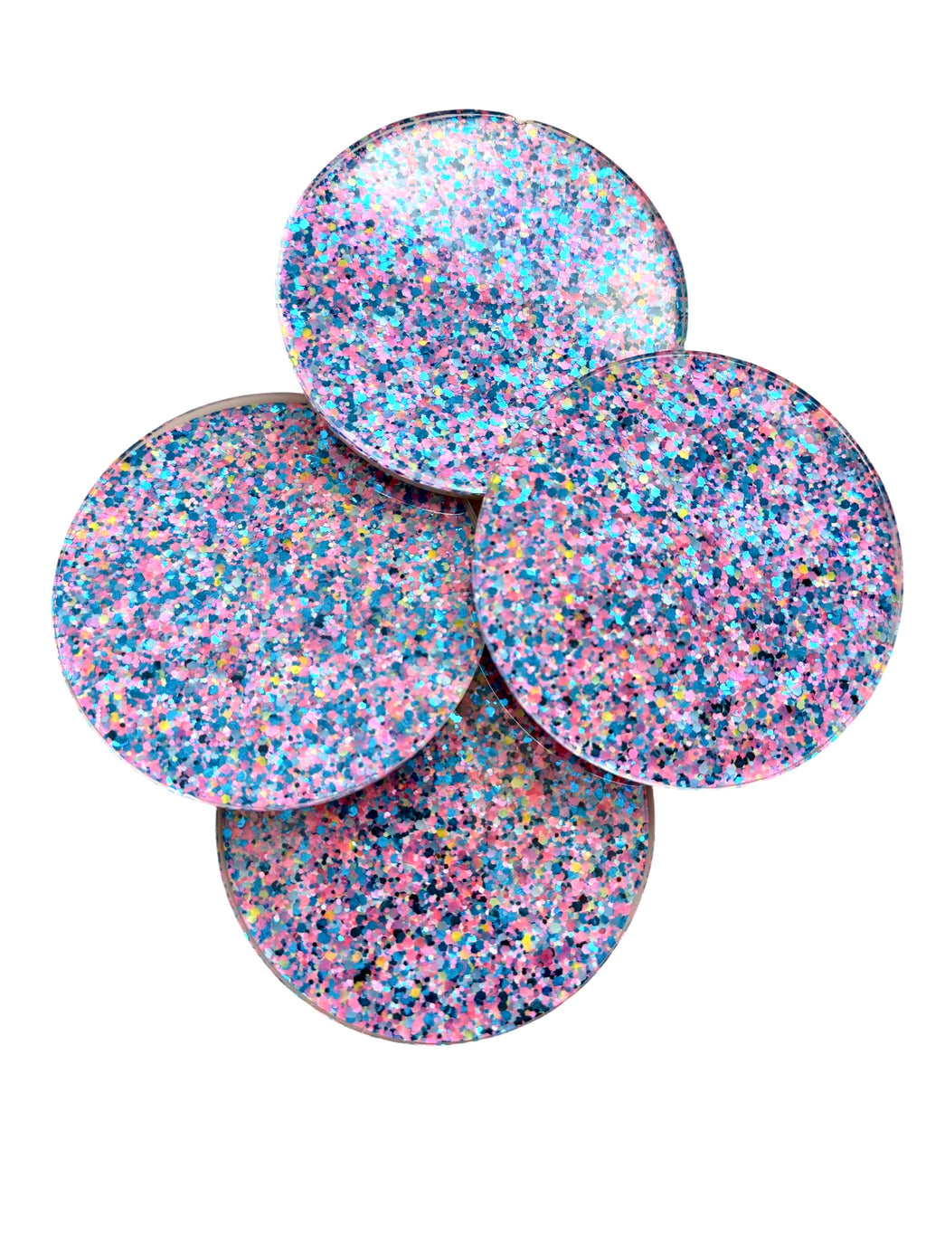 Mermaid Glitter Coasters