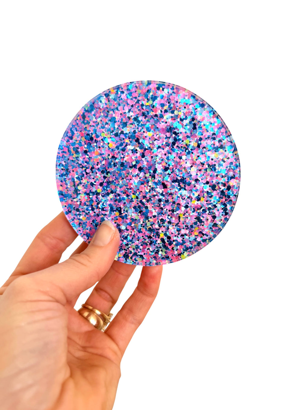 Mermaid Glitter Coasters