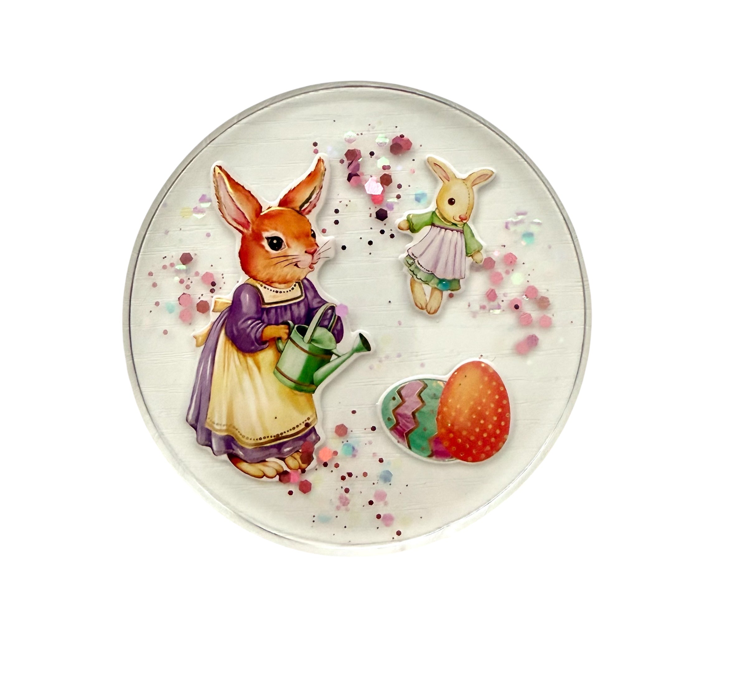 Easter Rabbit Family Coasters