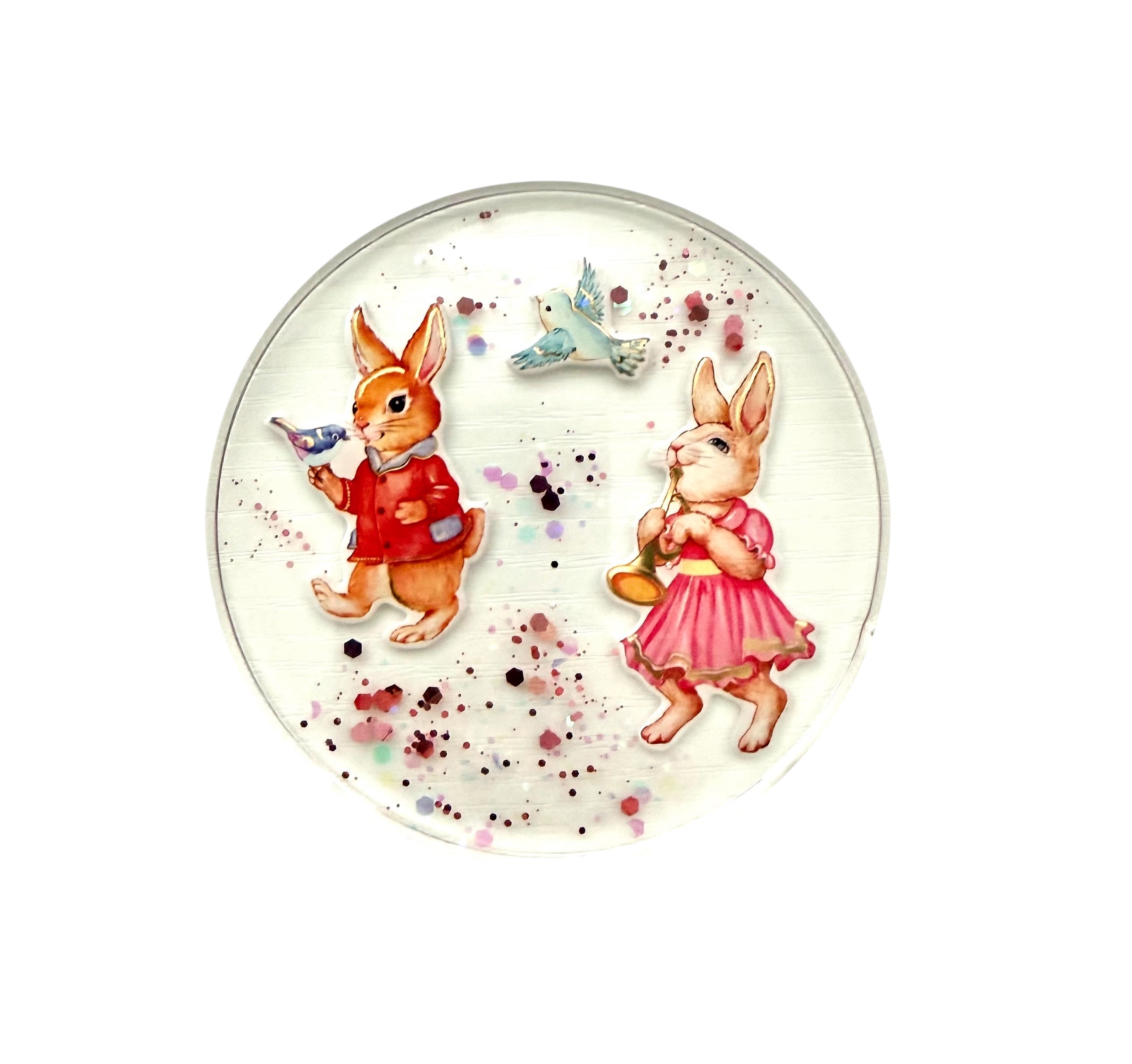 Easter Rabbit Family Coasters