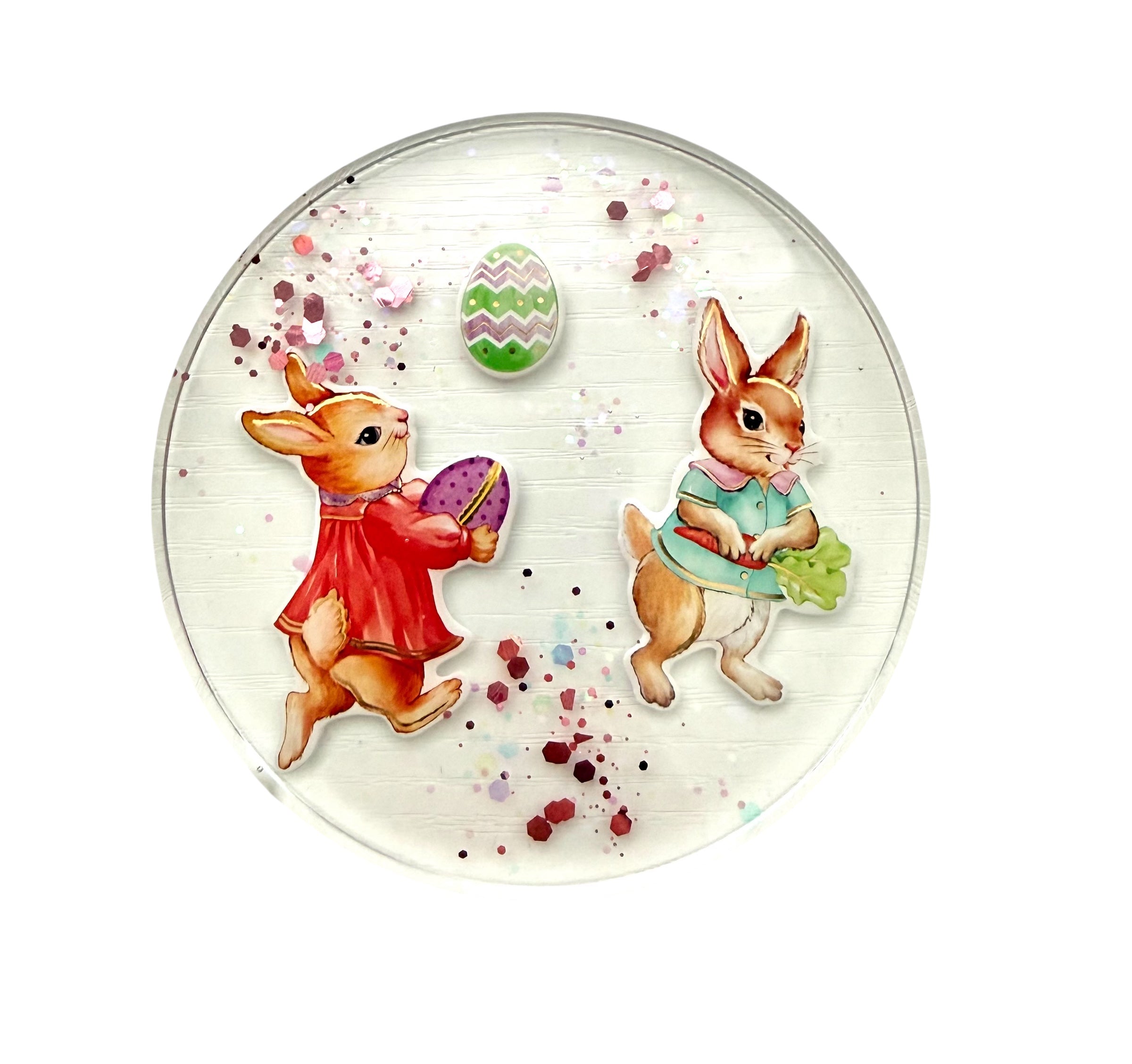 Easter Rabbit Family Coasters