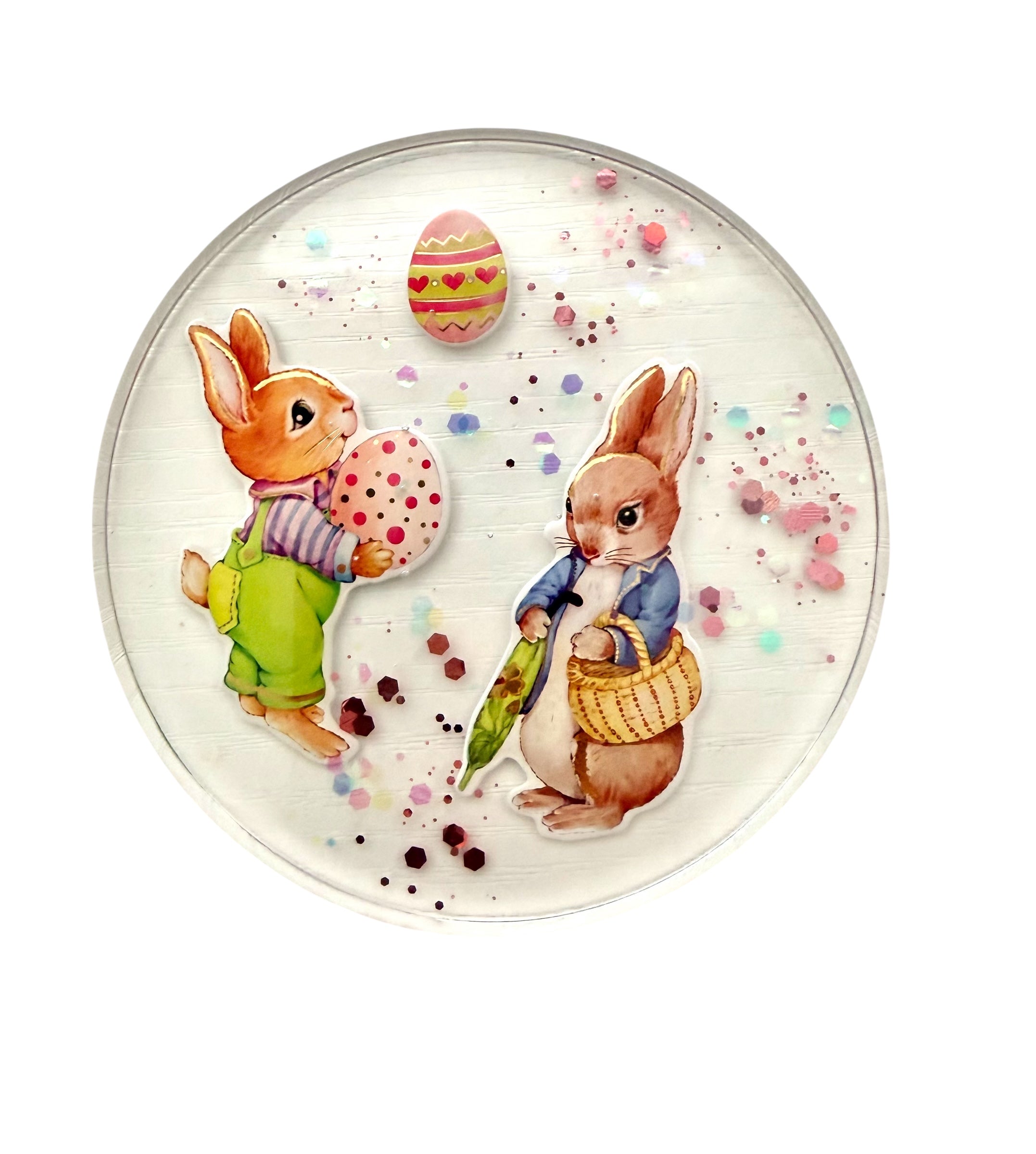 Easter Rabbit Family Coasters