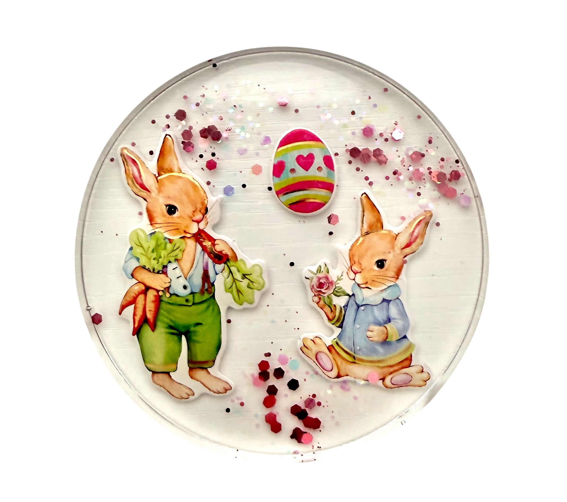 Easter Rabbit Family Coasters