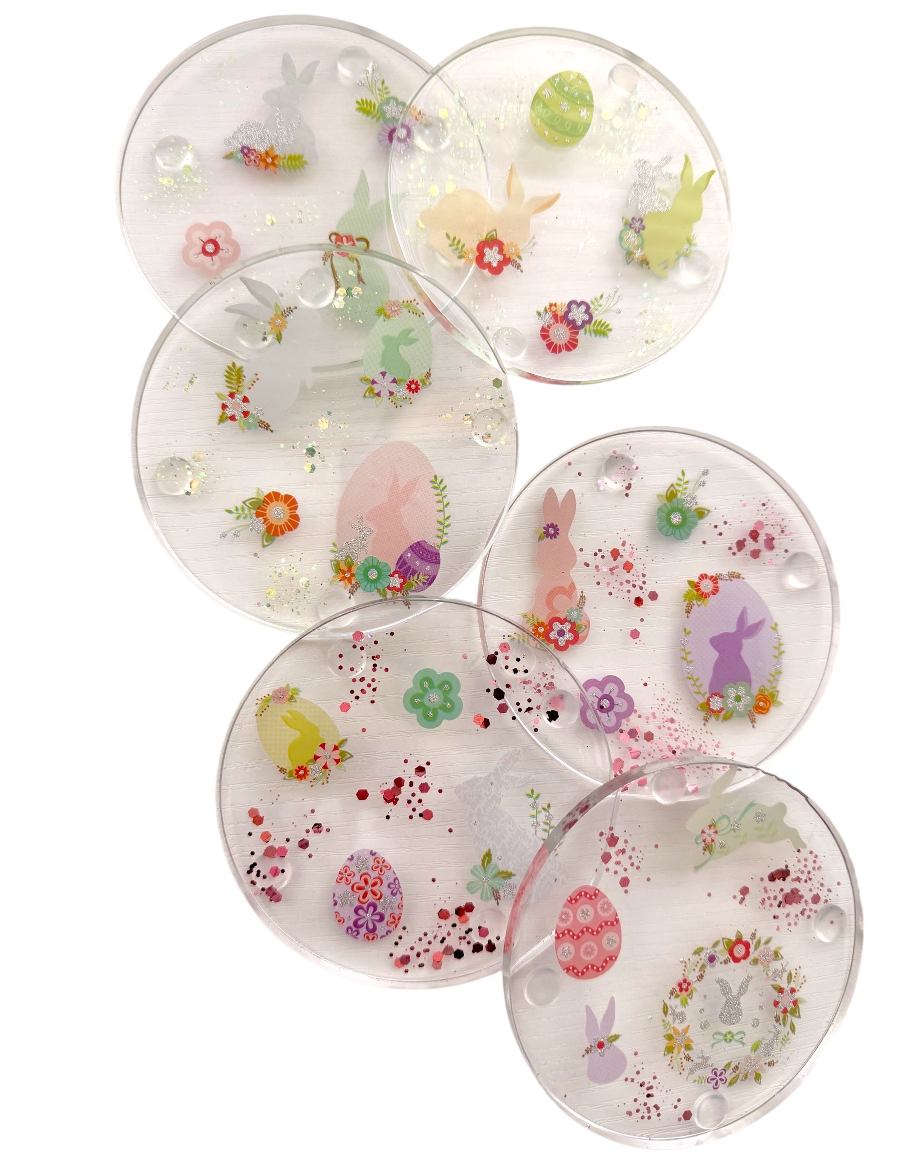 Colorful Easter Coasters